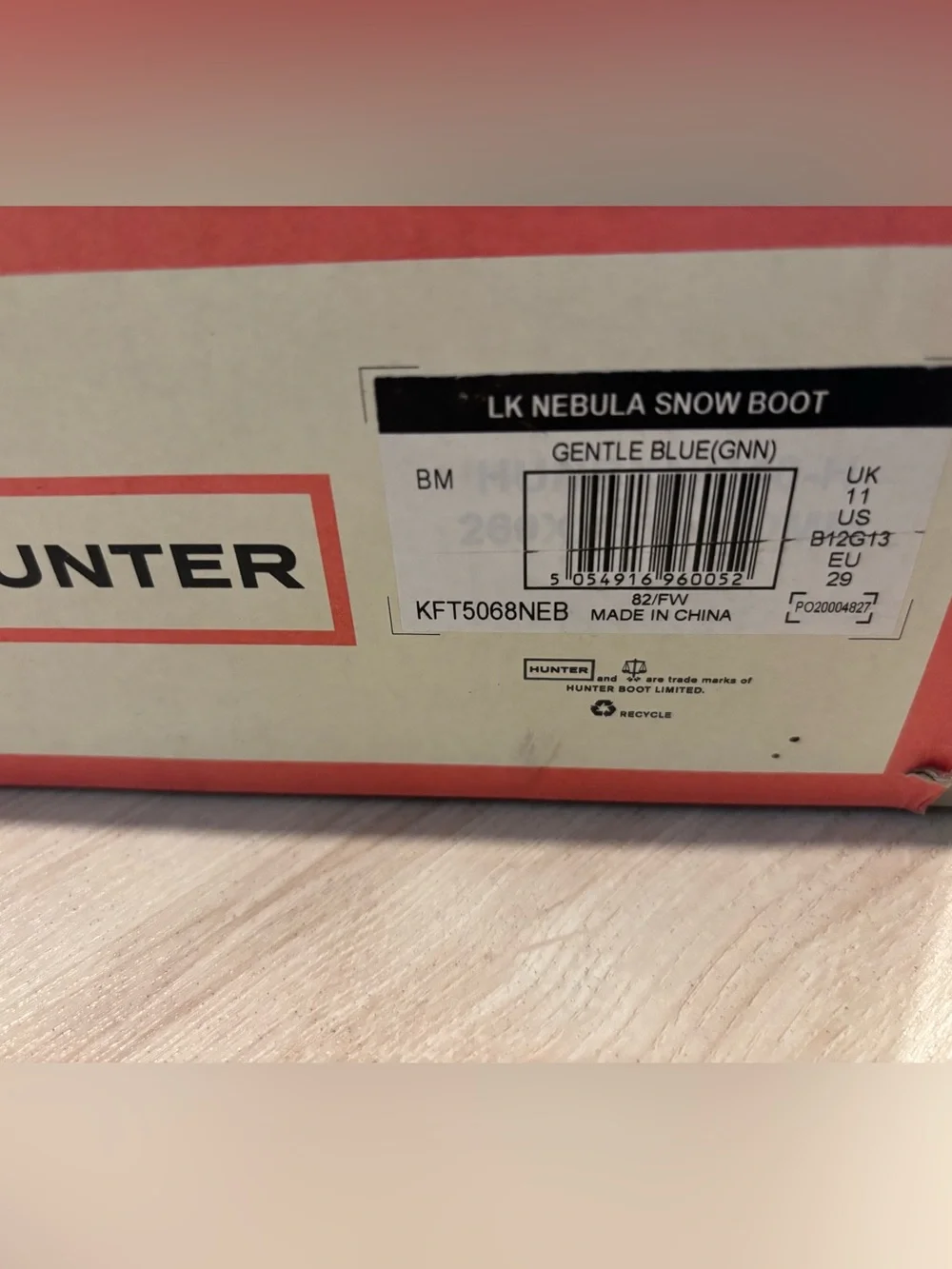 New in Box Hunter Girl's Intrepid Nebula Snow Boot